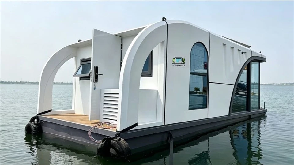 Yüzen Kapsül Evi Su Üzerindeki Aktivite Evi